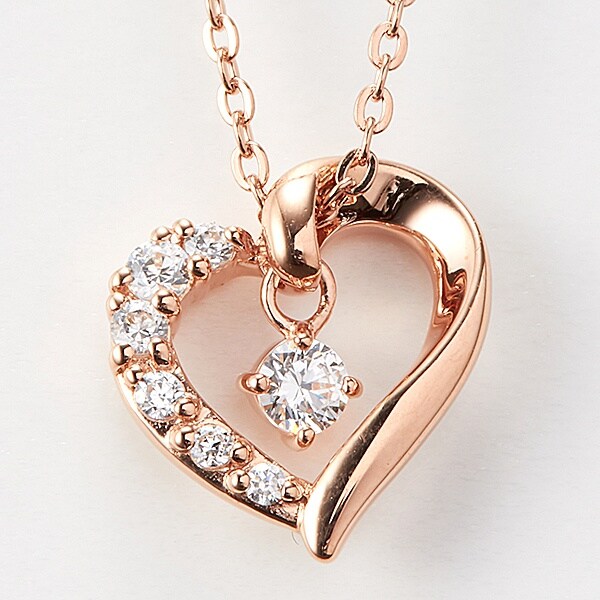 カナル4℃（canal4'C）/ シルバー ハートモチーフ ネックレスの通販は