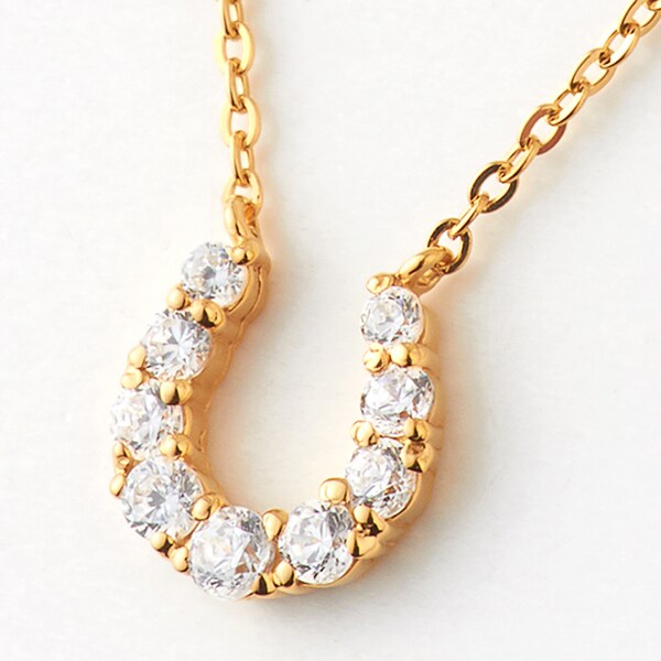 K18イエローゴールド ネックレス 馬蹄モチーフ Canal 4°C カナル