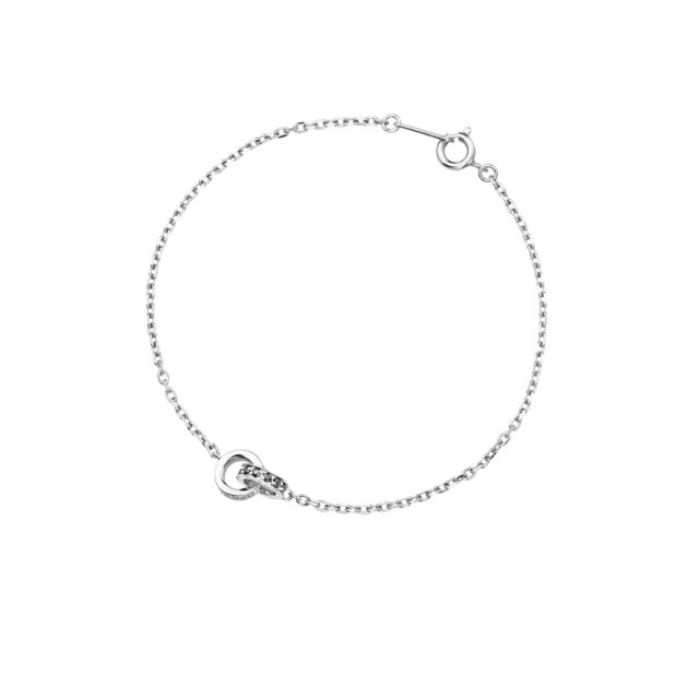 4℃ペアブレスレット(silver) シルバー ハートモチーフ ペアブレスレット 【Men's】 | カナル
