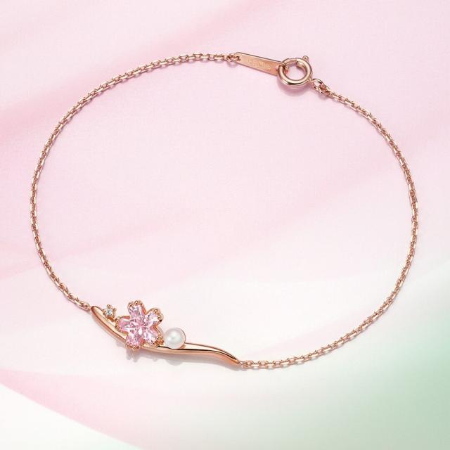 【4℃】【SAKURA Collection】 シルバー ブレスレット カナル4℃(canal4'C)/【2025 SAKURA Collection】シルバー