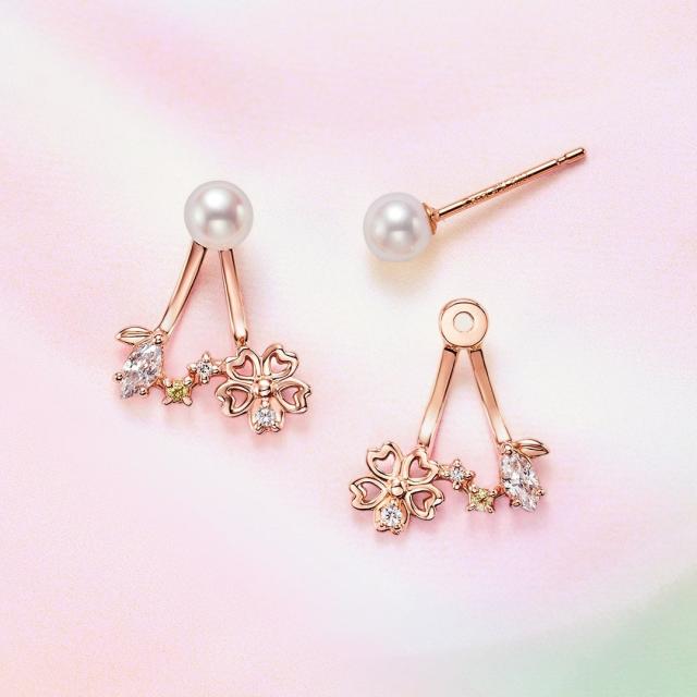 アクセサリー A カナル canal4 C 2025 SAKURA Collection シルバ ピアス ワンモア