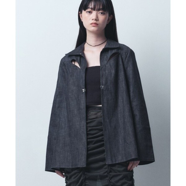 コードエー（CODE A）/CODE A｜fronthook shirt jacketの通販は 13,728円