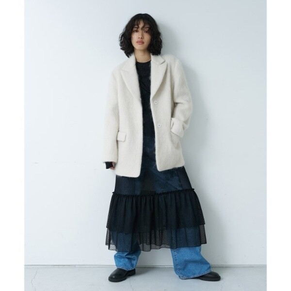 コードエー（CODE A）/CODE A｜shaggy jacket coat