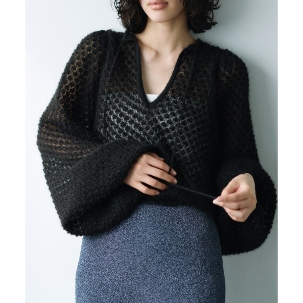コードエー（CODE A）/CODE A｜2way sheer mohair pullover