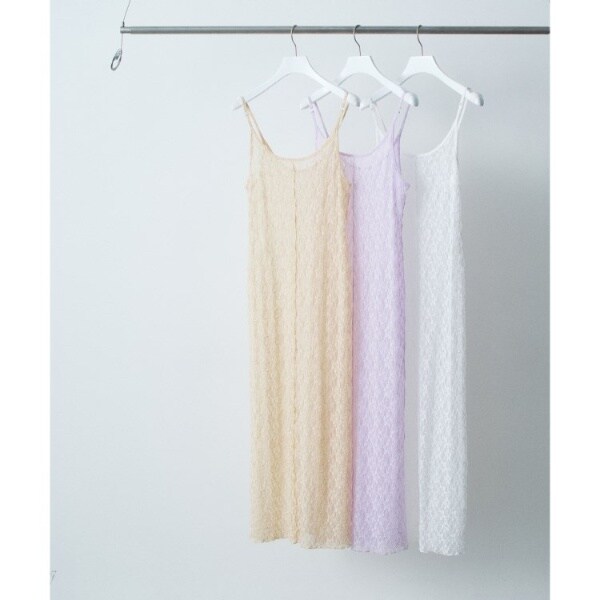コードエー（CODE A）/stretch lace cami dress_14