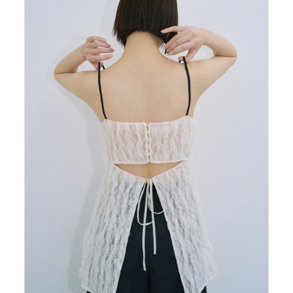 コードエー（CODE A）/fril lace apron blouse_1