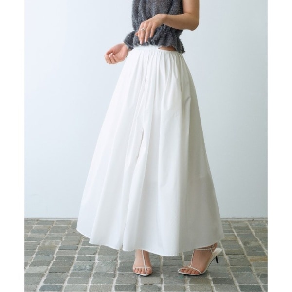 コードエー（CODE A）/side slit volume skirt_3