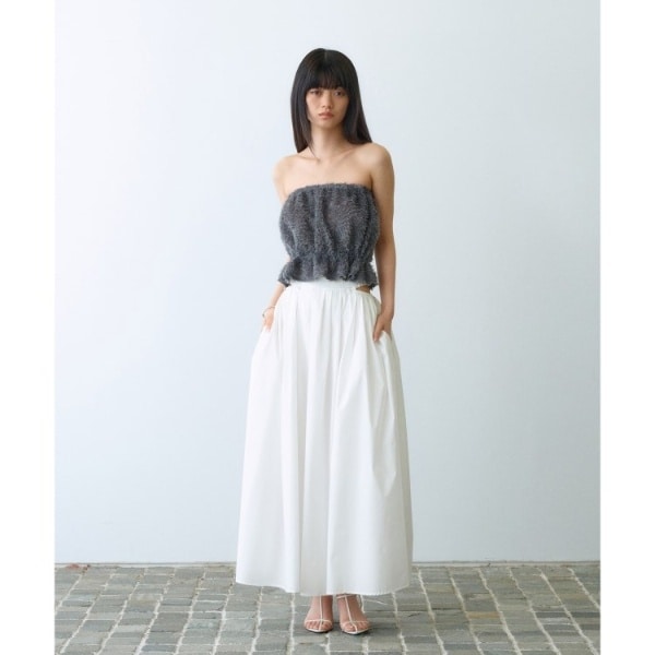 コードエー（CODE A）/side slit volume skirt_6