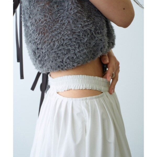 コードエー（CODE A）/side slit volume skirt_8