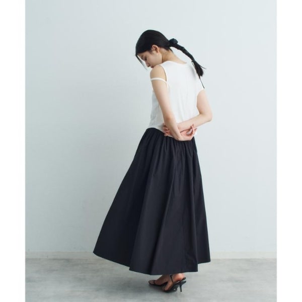コードエー（CODE A）/side slit volume skirt_14