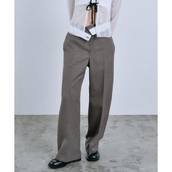 コードエー（CODE A）/turn up chic trousers