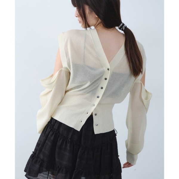 コードエー（CODE A）/multiway knit cardigan