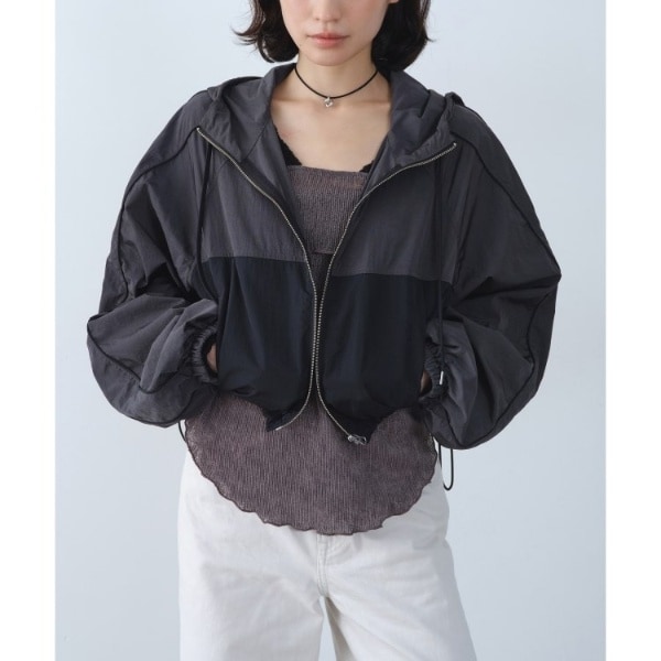 コードエー（CODE A）/urban light crop blouson_1