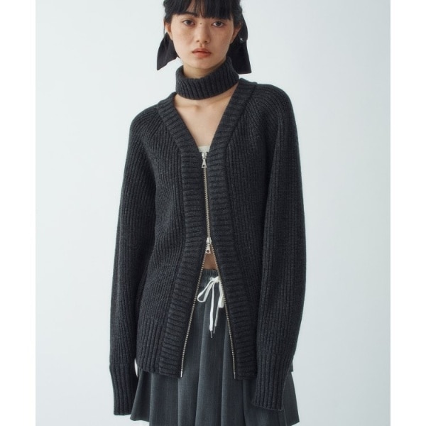 コードエー（CODE A）/dual form zip knit
