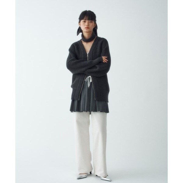 コードエー（CODE A）/dual form zip knit_3