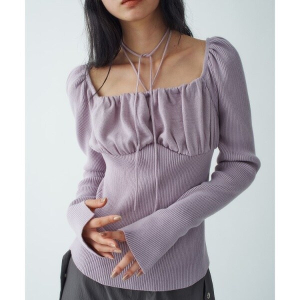 コードエー（CODE A）/femi gather rib knit