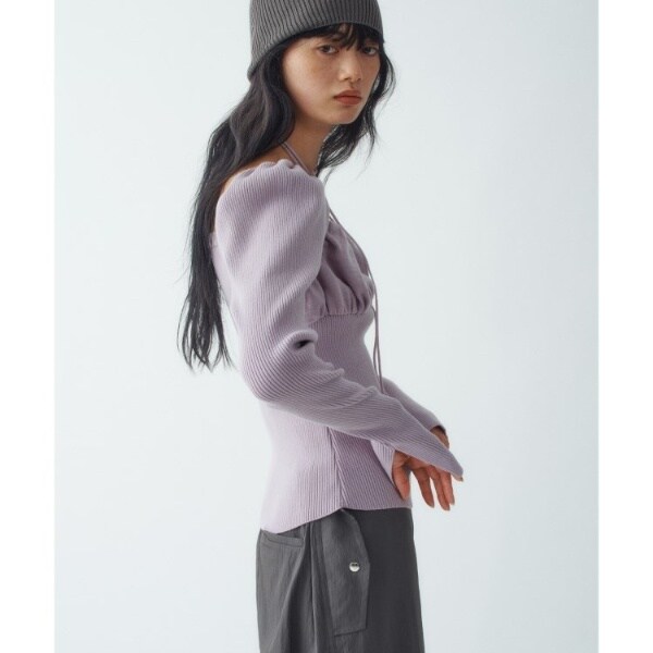 コードエー（CODE A）/femi gather rib knit