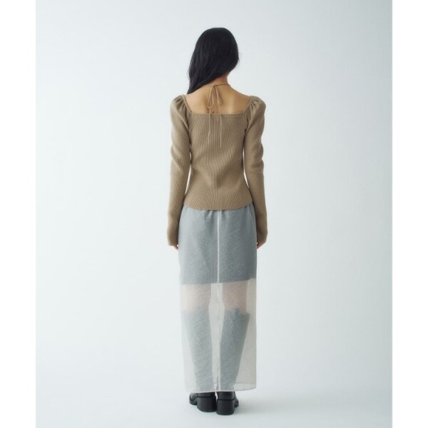 コードエー（CODE A）/femi gather rib knit