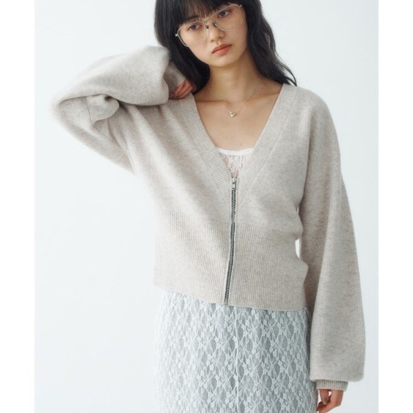 コードエー（CODE A）/zip form cardigan_2