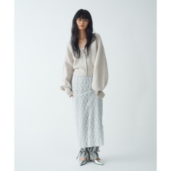 コードエー（CODE A）/zip form cardigan_5