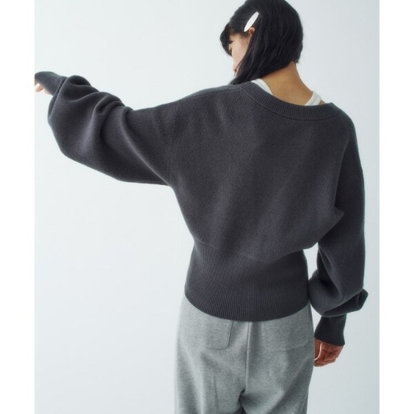 コードエー（CODE A）/zip form cardigan_9