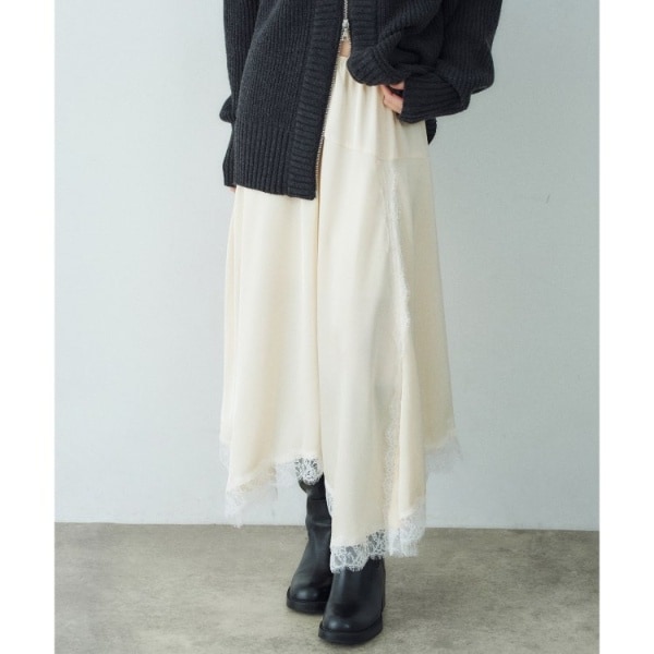 コードエー（CODE A）/lingerie mood lace skirt