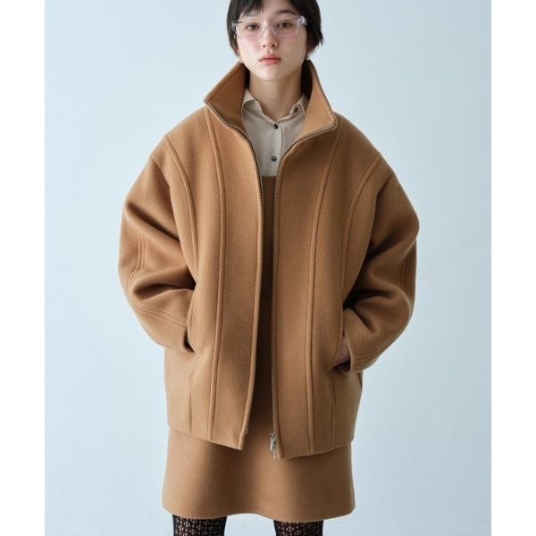 コードエー（CODE A）/wool volume short coat