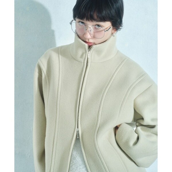 コードエー（CODE A）/wool volume short coat