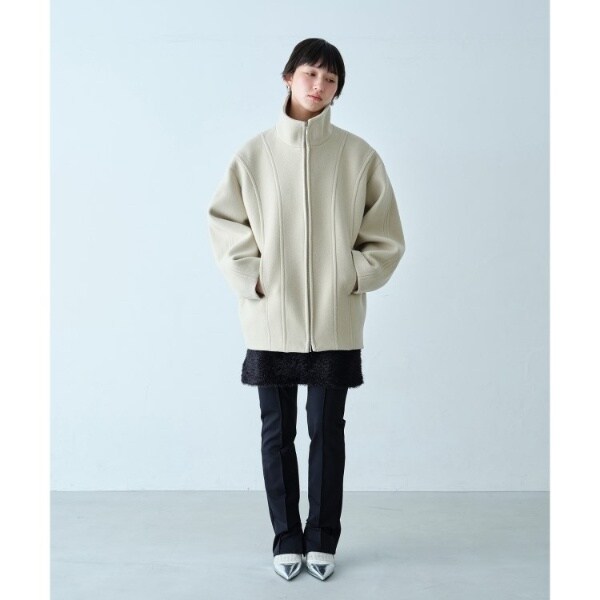 コードエー（CODE A）/wool volume short coat