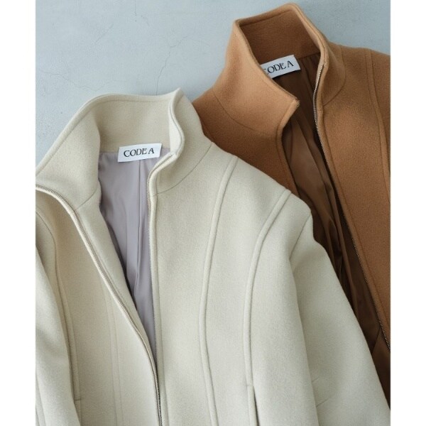 コードエー（CODE A）/wool volume short coat