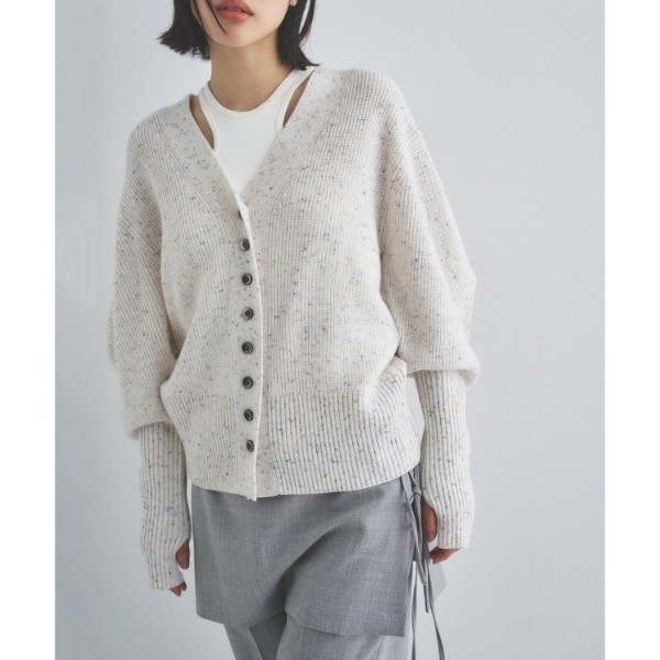 コードエー（CODE A）/puff cardigan