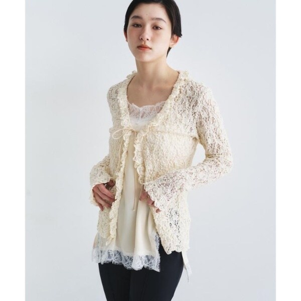 コードエー（CODE A）/【Re】fluffy lace blouseの通販はau PAY