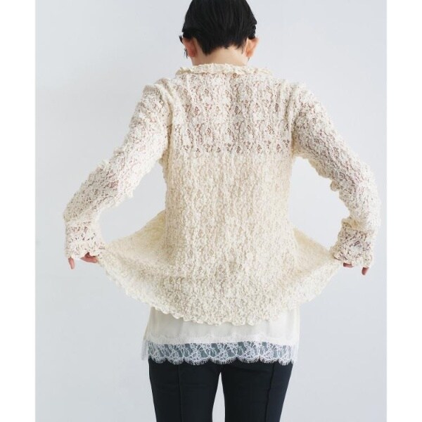 コードエー（CODE A）/【Re】fluffy lace blouseの通販はau PAY 