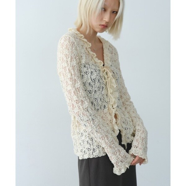コードエー（CODE A）/【Re】fluffy lace blouseの通販はau PAY