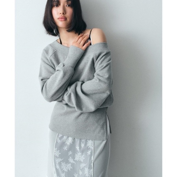コードエー（CODE A）/【Re】off−shoulder sweat