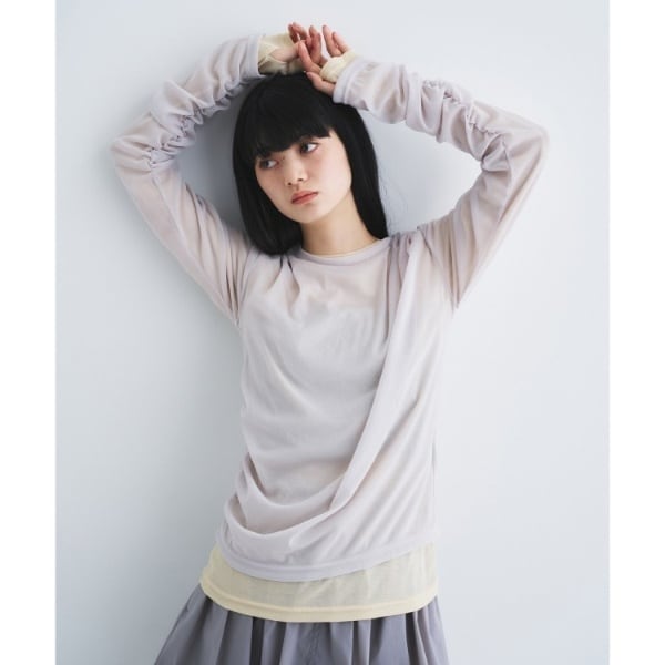 コードエー（CODE A）/sheer combi layer tops