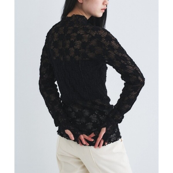 コードエー（CODE A）/floral lace highneck topsの通販はau PAY