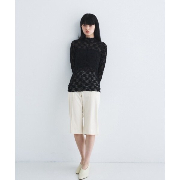 コードエー（CODE A）/floral lace highneck topsの通販はau PAY