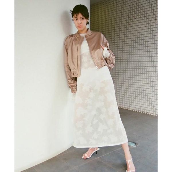 コードエー（CODE A）/flower mesh dress