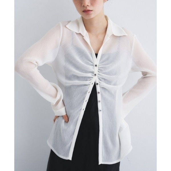 コードエー（CODE A）/thin gather shirts
