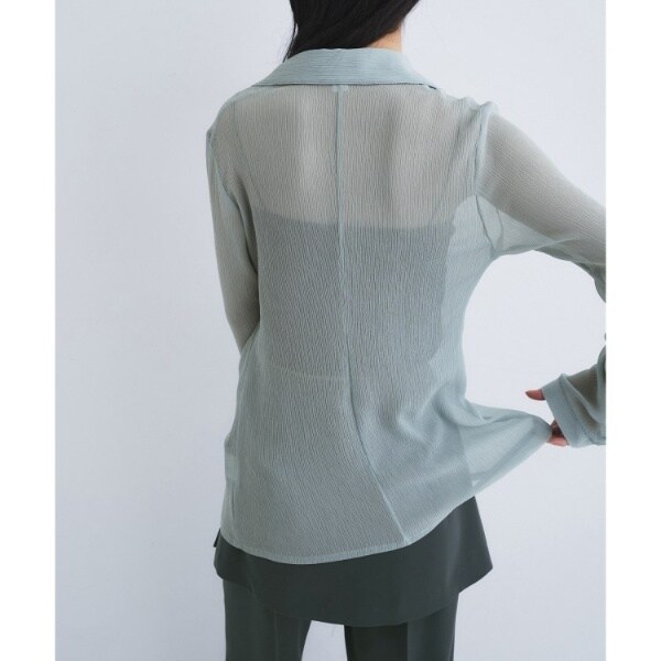 コードエー（CODE A）/thin gather shirts_9