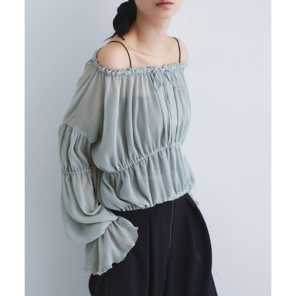 コードエー（CODE A）/off−shoulder blouse