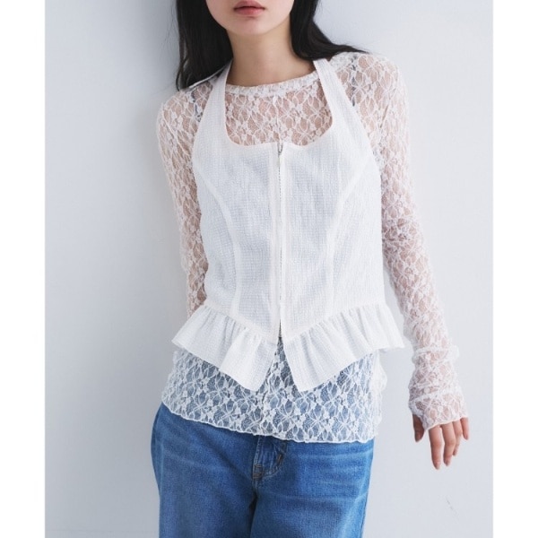 コードエー（CODE A）/halter neck bustier