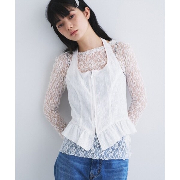コードエー（CODE A）/halter neck bustier_2