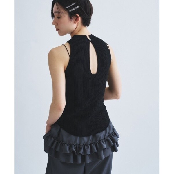 コードエー（CODE A）/rib highneck pullover_1