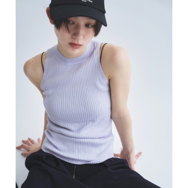 コードエー（CODE A）/rib highneck pullover_2