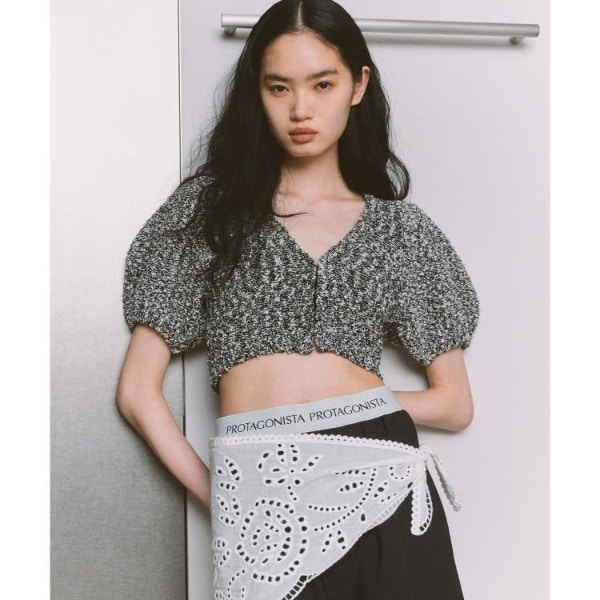 コードエー（CODE A）/cloudy puff cardigan