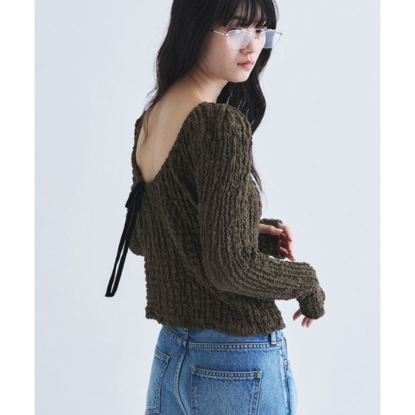 NEW】コードエー（CODE A）/crinkle ribbon 2way topの通販はau PAY