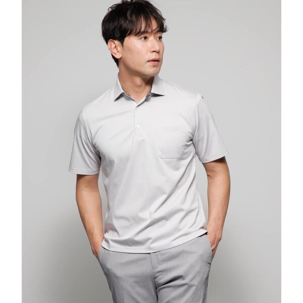 ニューヨーカー（NEWYORKER）/【接触冷感】ハイゲージ 天竺 カッタウェイカラーポロシャツ