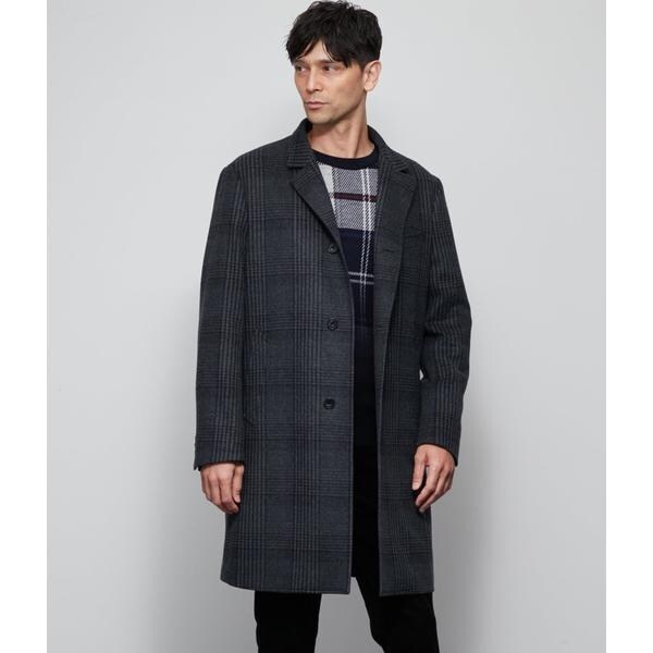 New Yorker ニューヨーカー テーラードジャケット カシミヤ チェック リネンウール チェック ジャケット(85192253-2024